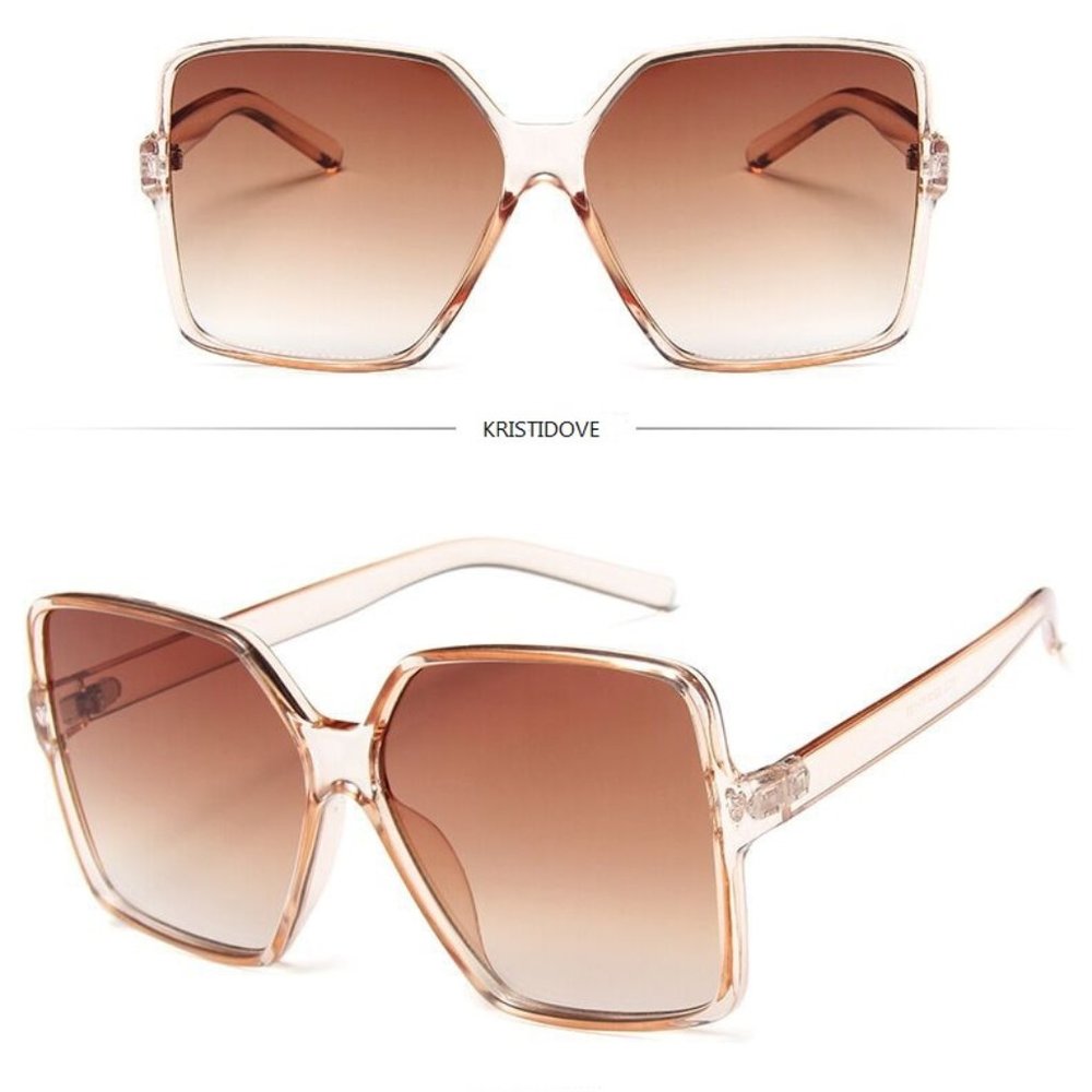 LUXE SQUARE FRAME SUNGLASSES